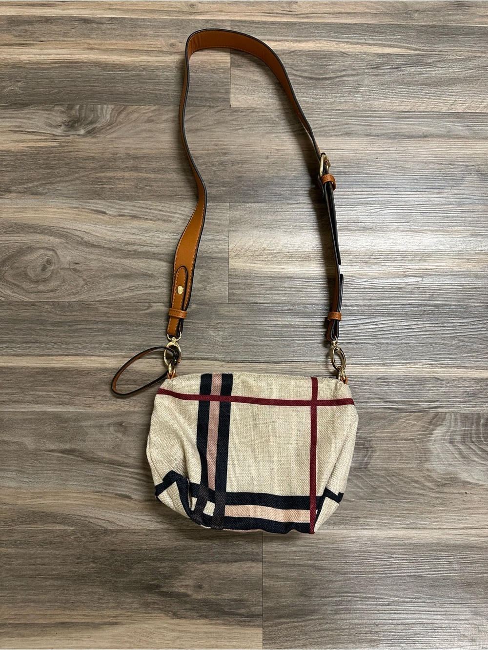 Plaid Crossbody Bag
